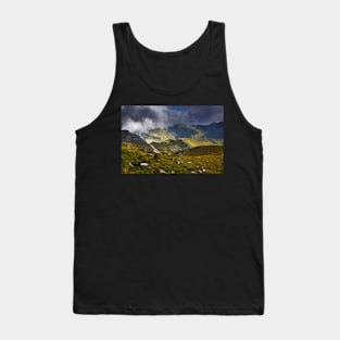 Alpine landscape in a cloudy day Tank Top